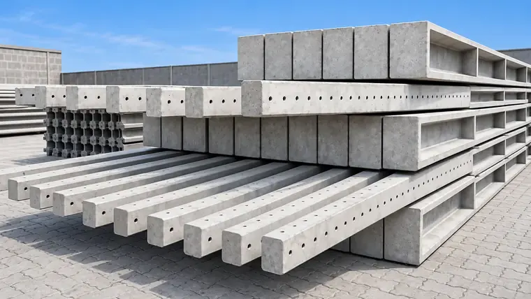 Postes de concreto em Acauã